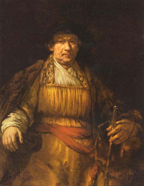 REMBRANDT Harmenszoon van Rijn Self Portrait, Spain oil painting art